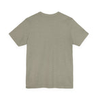 Majeta Script Frame Tee — "No Note, No Worry" White Short Sleeve T-Shirt