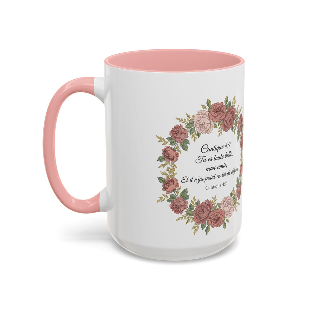Majota Logo Accent Coffee Mug — Personalized Floral Accent 11/15oz