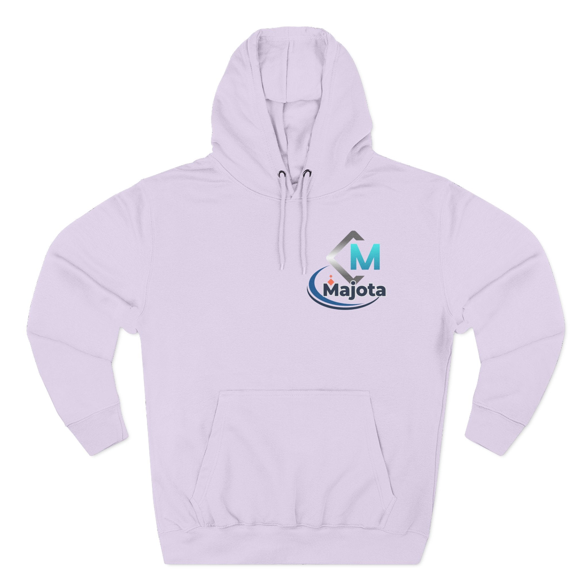 Majota Logo Hoodie – Lightweight White Fleece Pullover