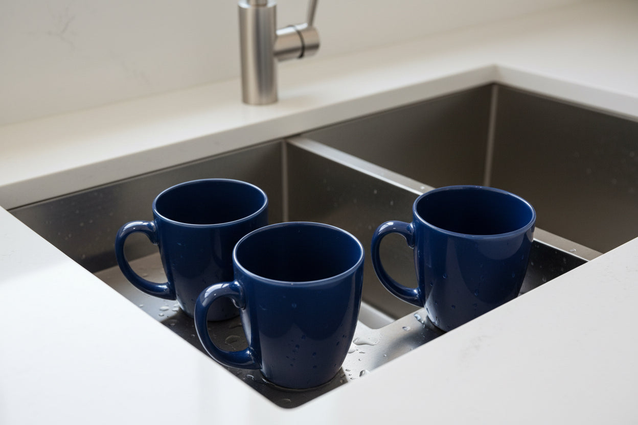 corelle coffee mugs Blue Set Of 4