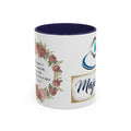 Majota Logo Accent Coffee Mug — Personalized Floral Accent 11/15oz