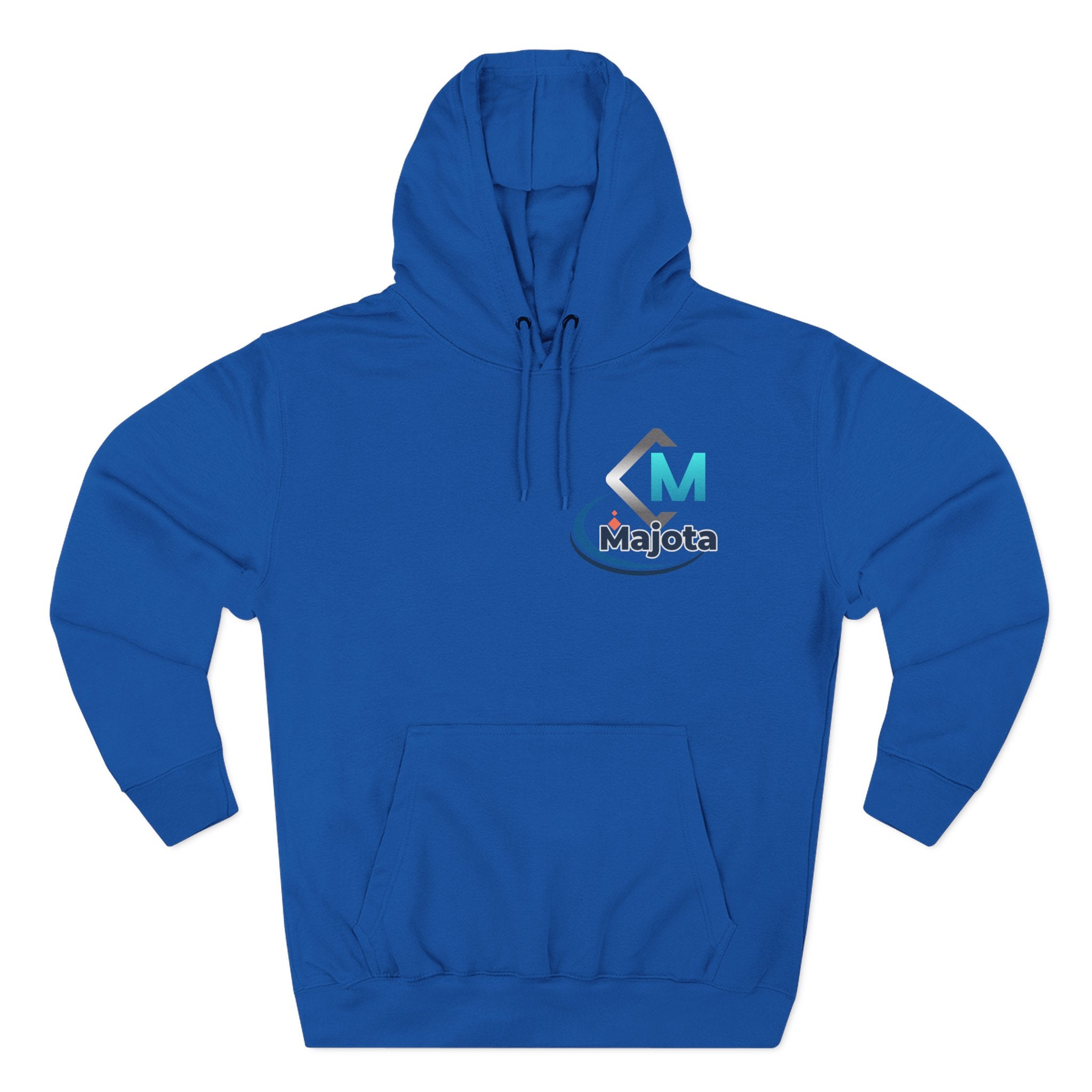 Majota Logo Hoodie – Lightweight White Fleece Pullover