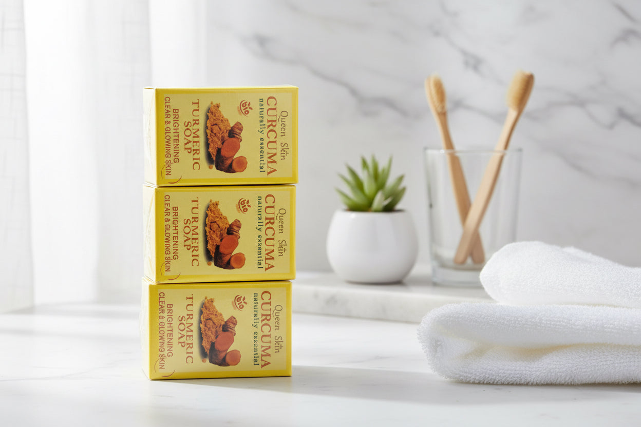 Queen skin curcuma Turmeric soap