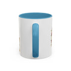 Majota Logo Accent Coffee Mug — Personalized Floral Accent 11/15oz