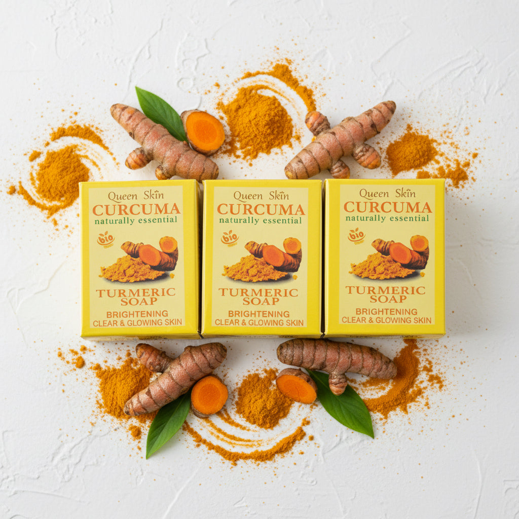 Queen skin curcuma Turmeric soap