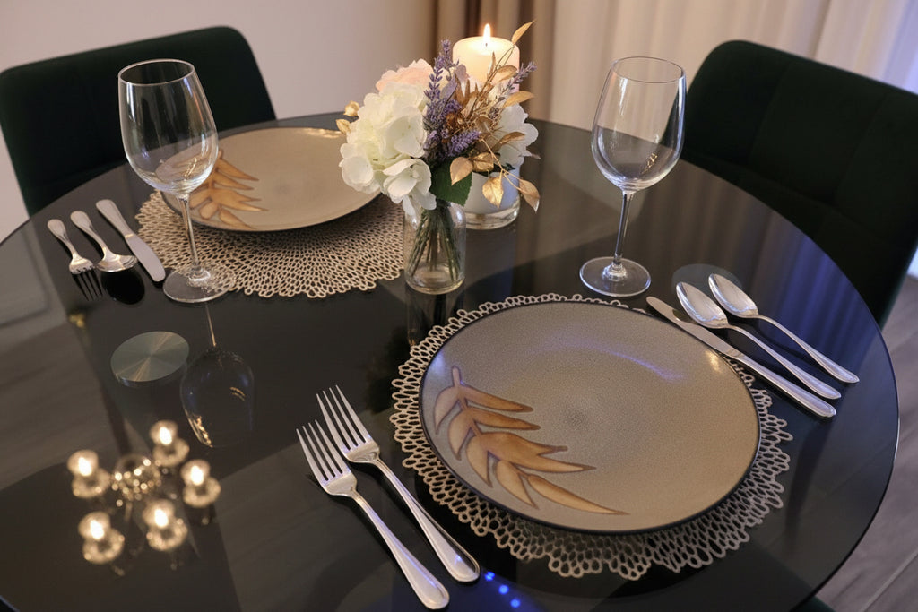 Home Trends Island Leaf Dinner Plates 11 1/4” (set of 2)