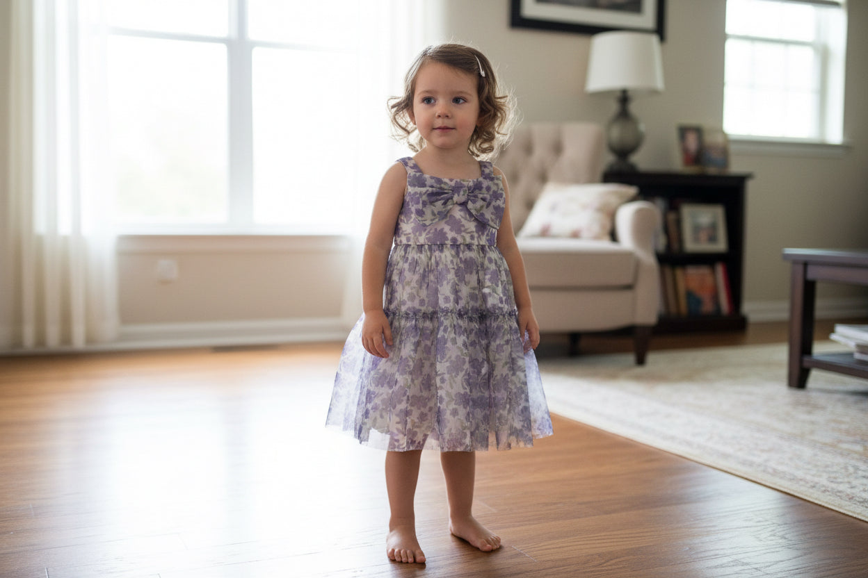 floral girl dress size 6