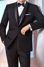 "London" Black Tuxedo Jacket