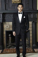 "London" Black Tuxedo Jacket