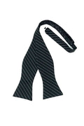 Newton Stripe Bow Tie Self Tie