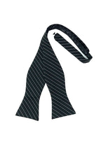 Newton Stripe Bow Tie Self Tie